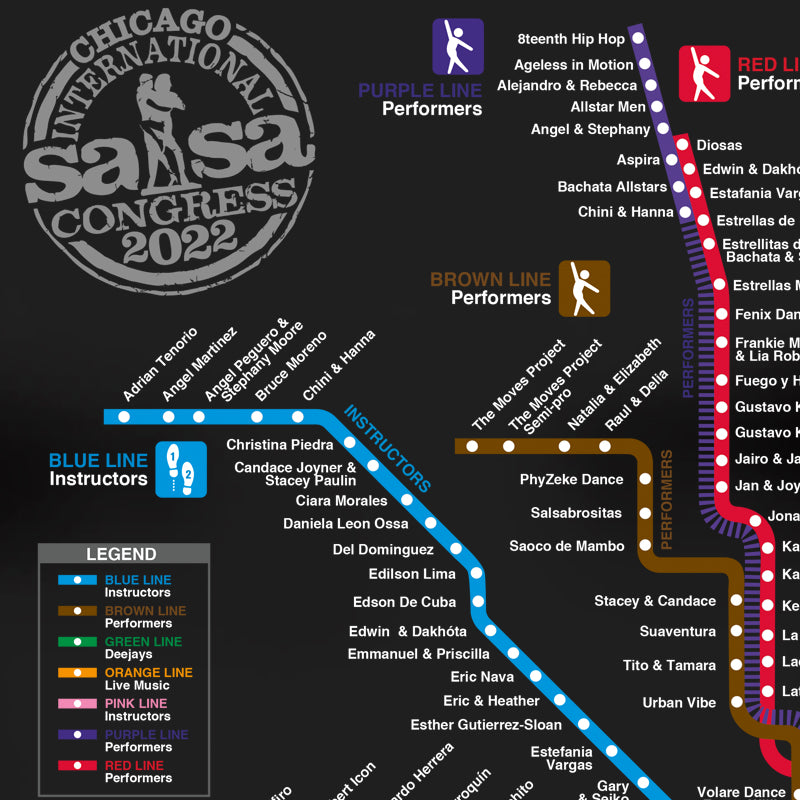 CISC 2022 - CTA Train Map t-shirt!