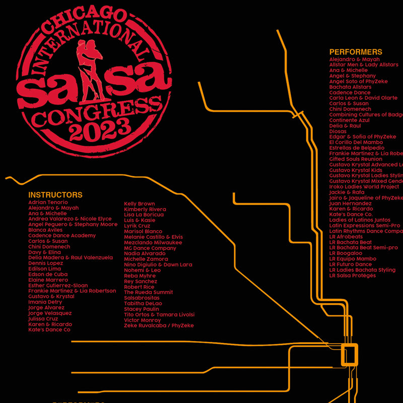 CISC 2023 - CTA Train Map t-shirt!