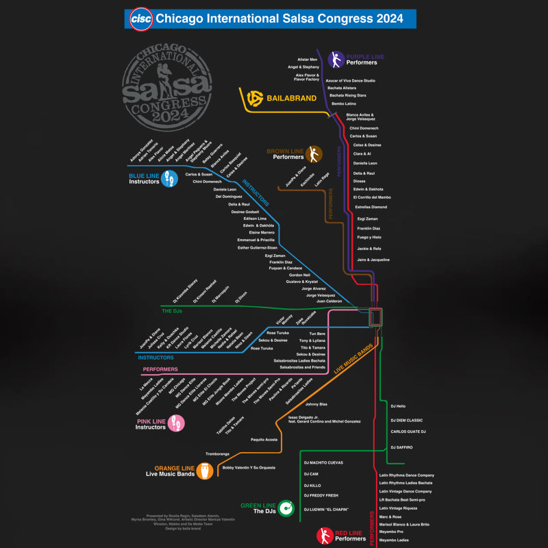 CISC 2024 - CTA Train Map t-shirt!