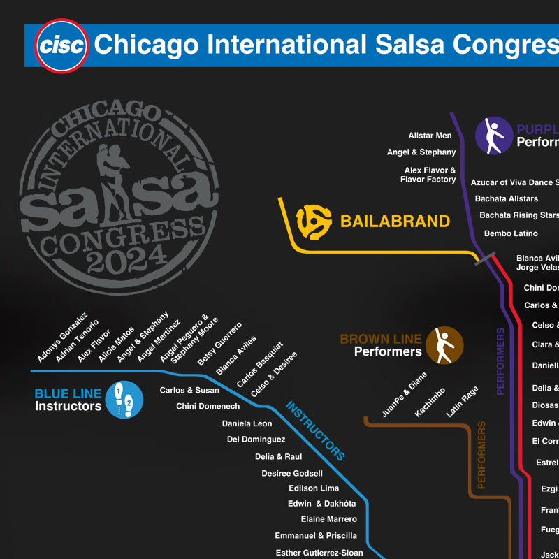 CISC 2024 - CTA Train Map t-shirt!