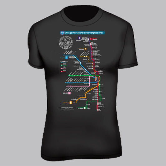 CISC 2022 - CTA Train Map t-shirt!