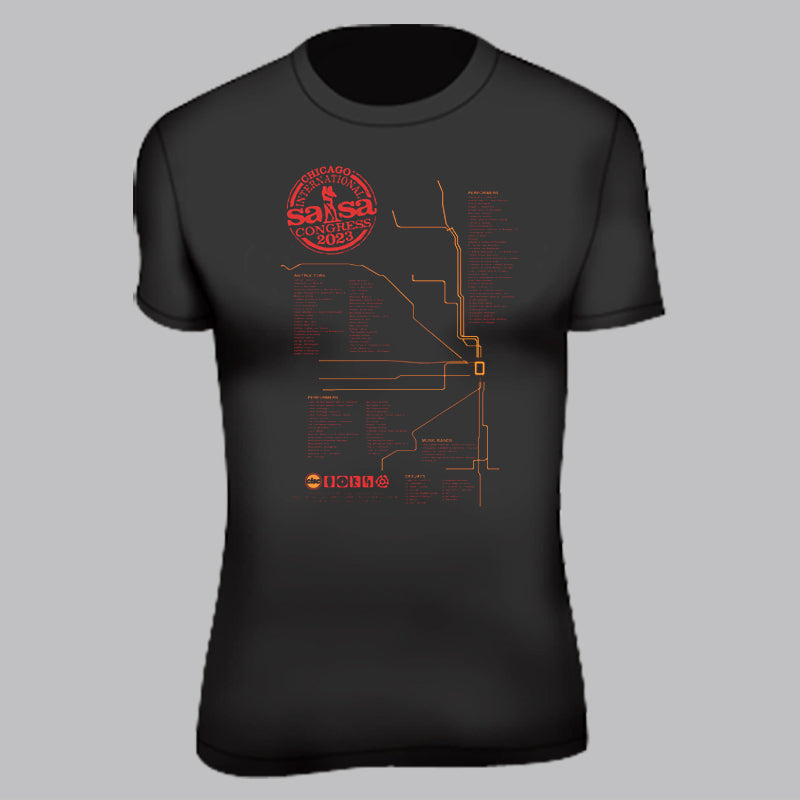 CISC 2023 - CTA Train Map t-shirt!